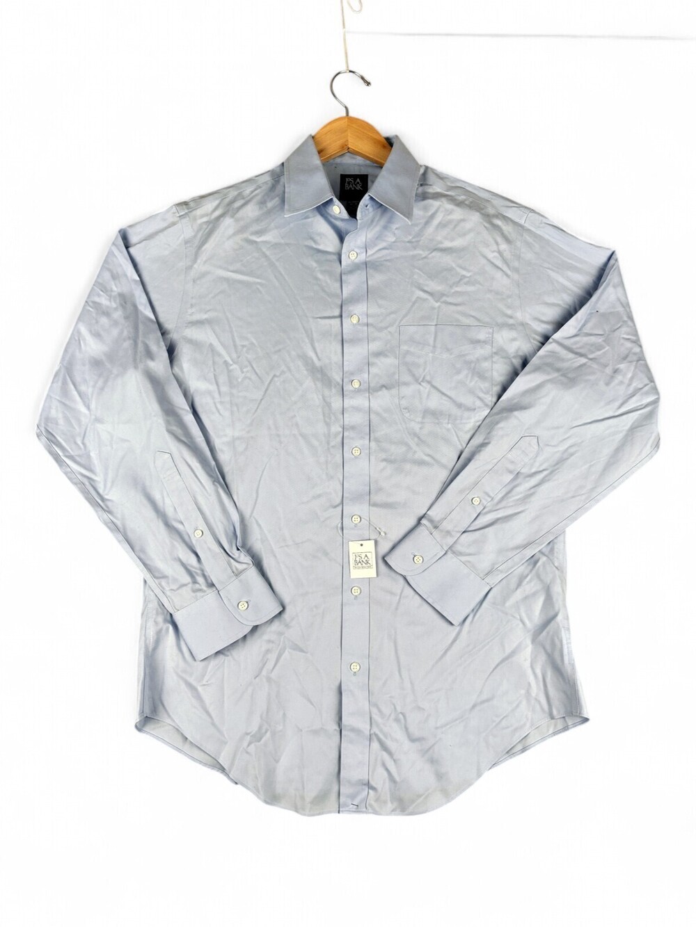 Jos. A. Bank Men's Light Blue Dress Shirt - 15.5 Neck